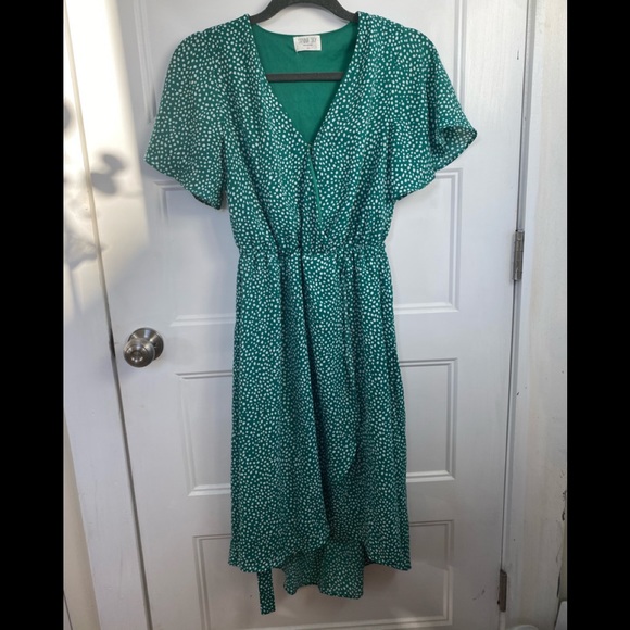 sienna sky polka dot dress